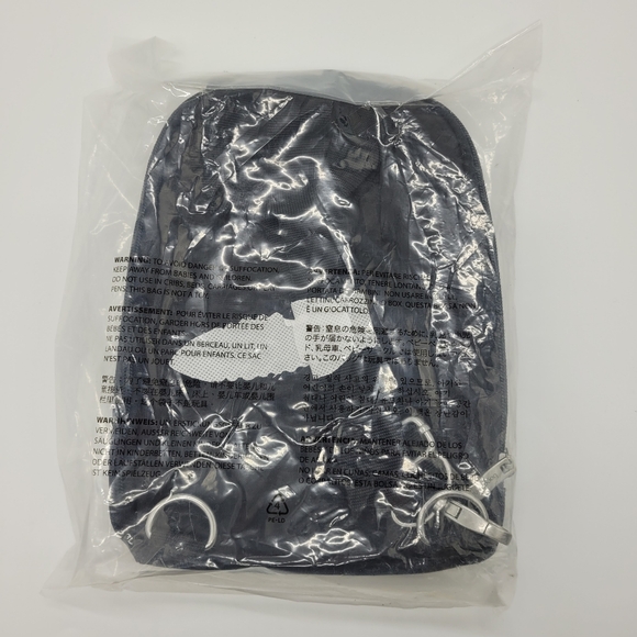 Baggalini Black Sling Backpack Bag Multi Wear RFID Card Slots Adjustable NEW - Picture 12 of 16